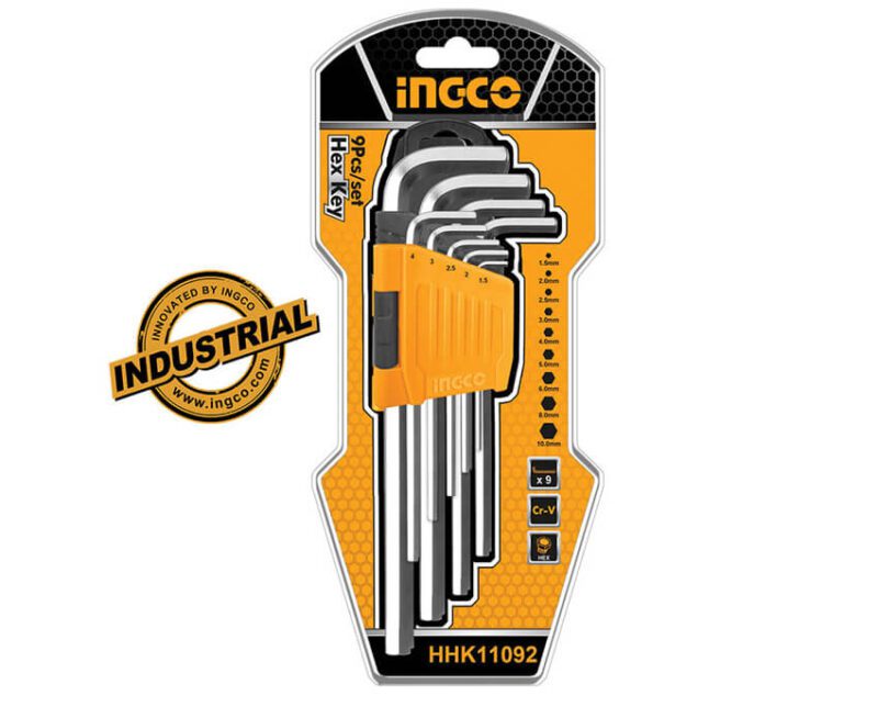 Professional Hex key long Set 1.5-10mm HHK11092