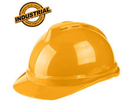 Professional Safety Helmet with 4 Point Yellow Protection ingco HSH201